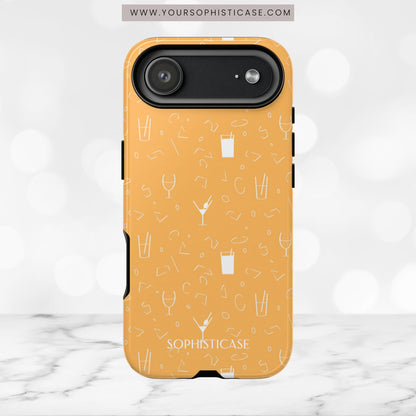 Cocktail Hour in Yellow - iPhone Case