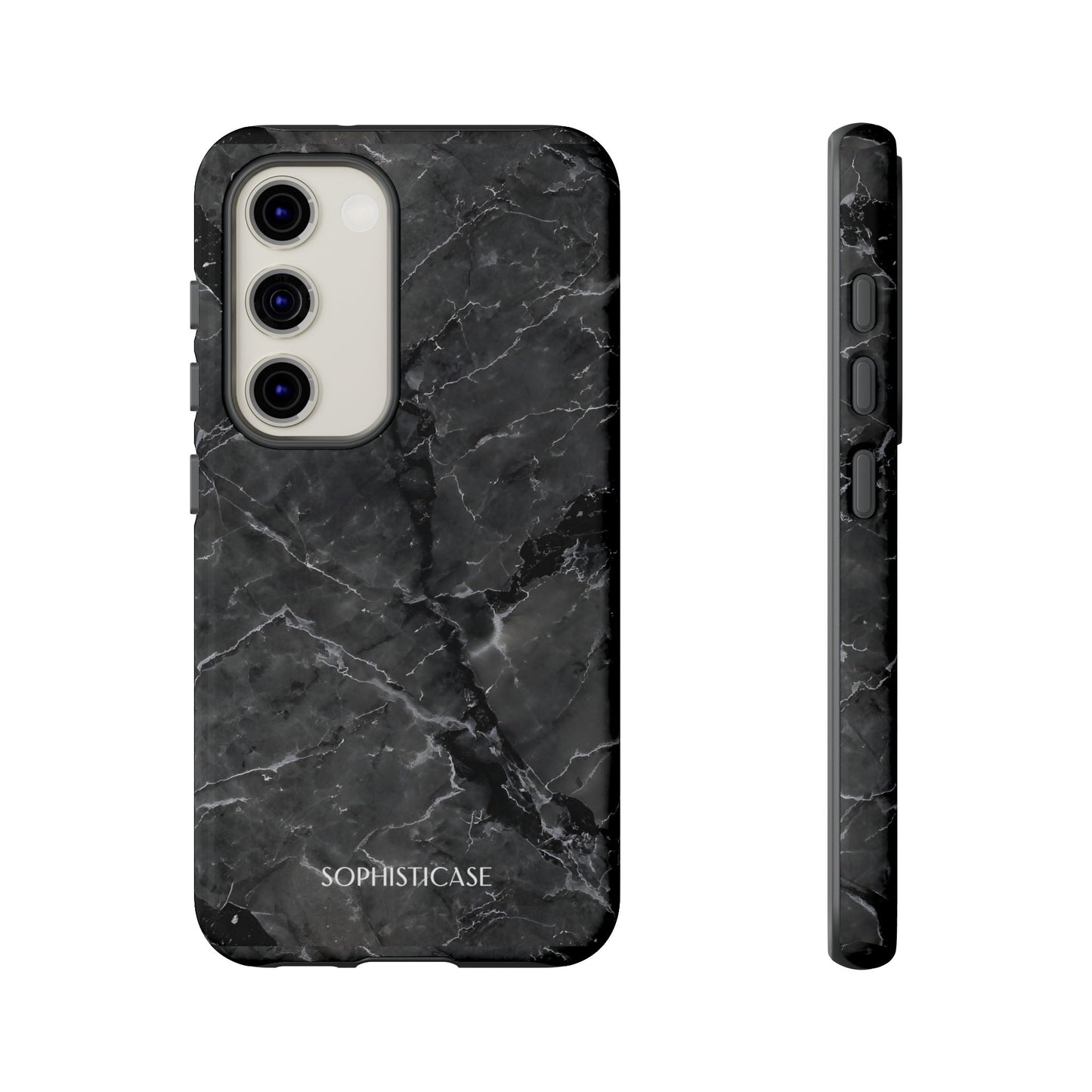 Marble Opulence in Black - iPhone Case, Samsung Galaxy Case, Google Pixel Case