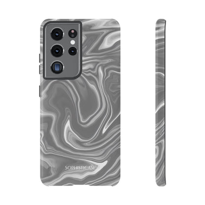 Liquid Dreams in Charcoal - Tough Phone Case