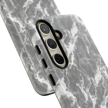 Marble Crush in Charcoal Grey - iPhone Case, Samsung Galaxy Case, Google Pixel Case