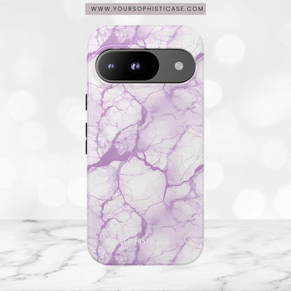 Marble Opulence in Purple - Tough Phone Case