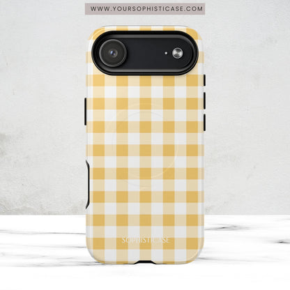 Gingham in Yellow - Magsafe Case