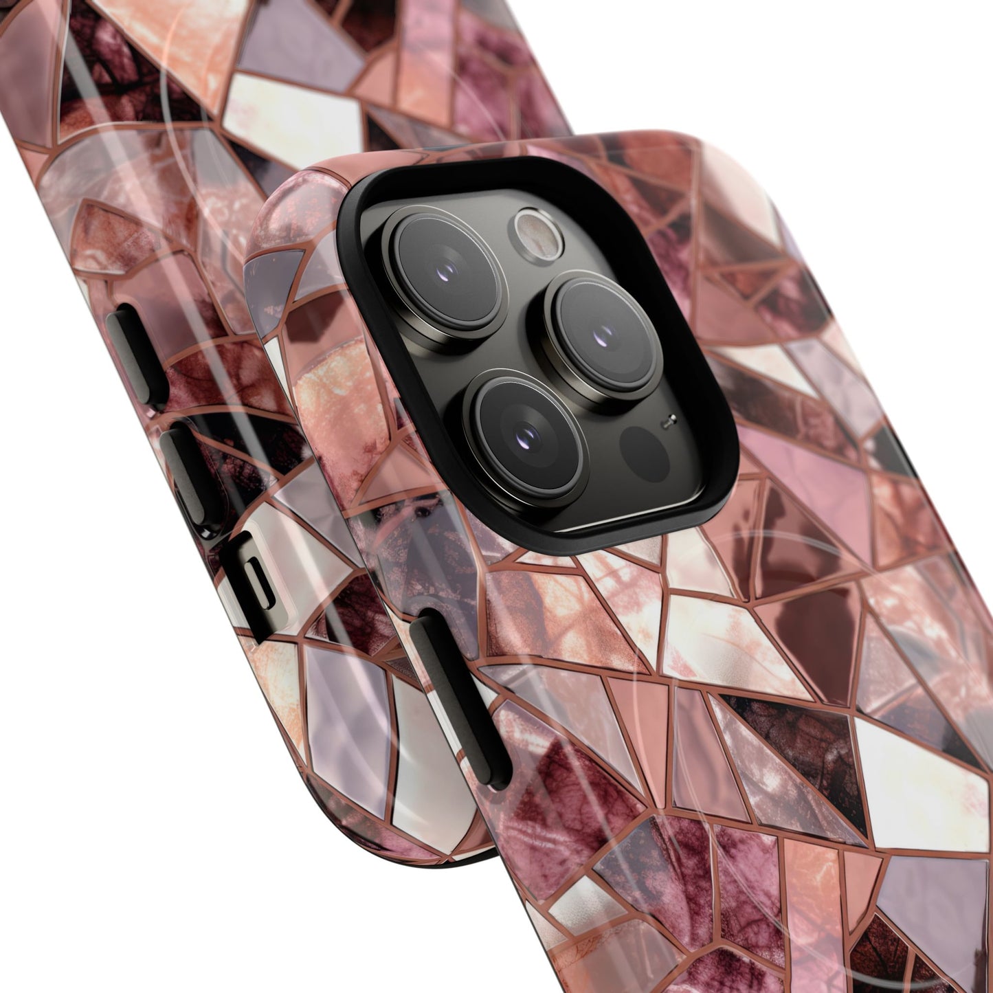 Rose' Runway in Merlot Mosaic - Magsafe Case