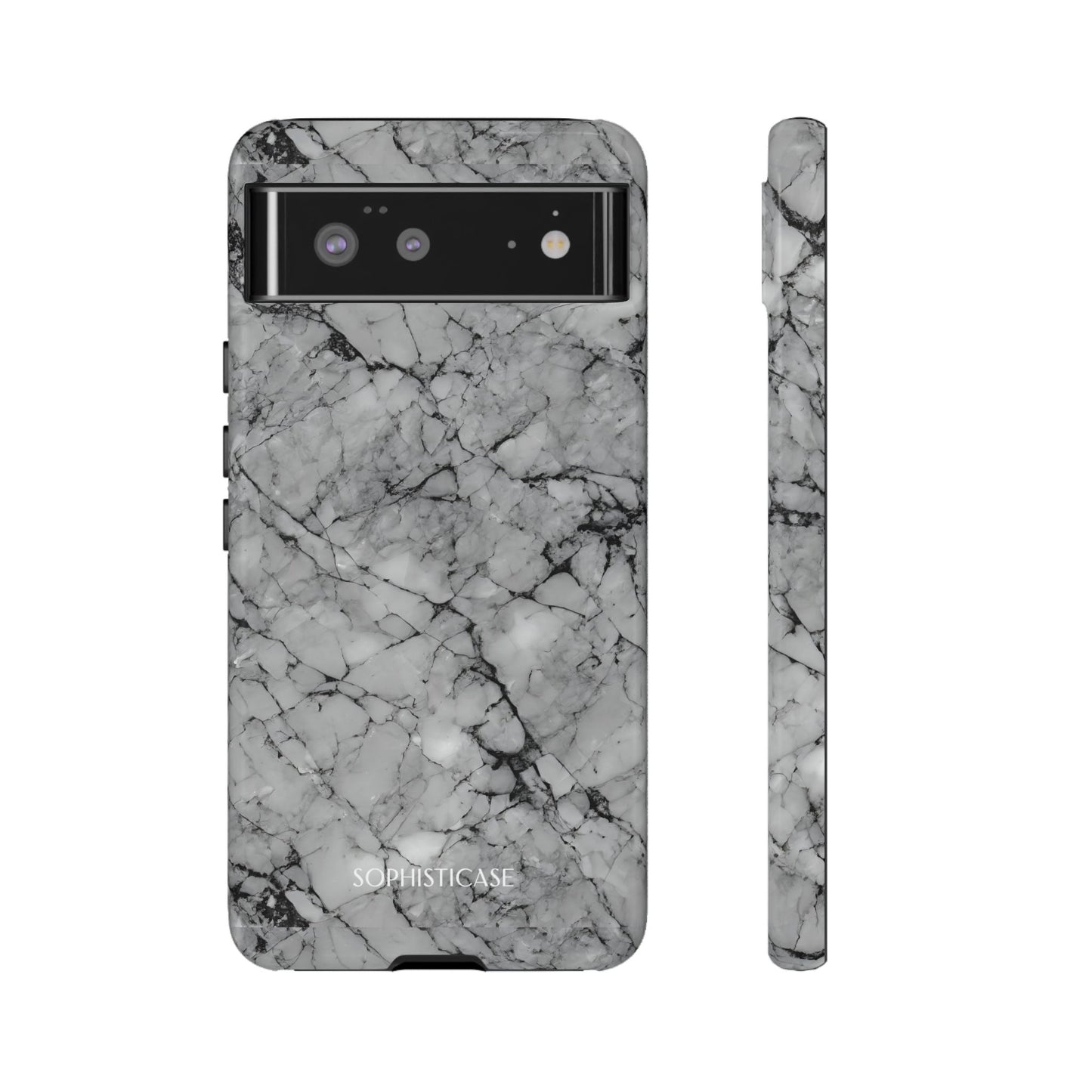 Marble Opulence in Grey - iPhone Case, Samsung Galaxy Case, Google Pixel Case