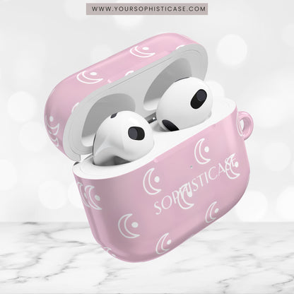 AirPod Cases - Moon Phase in Pink
