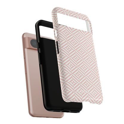 Illusions in Neutral Beige - Tough Phone Case for Google Pixel