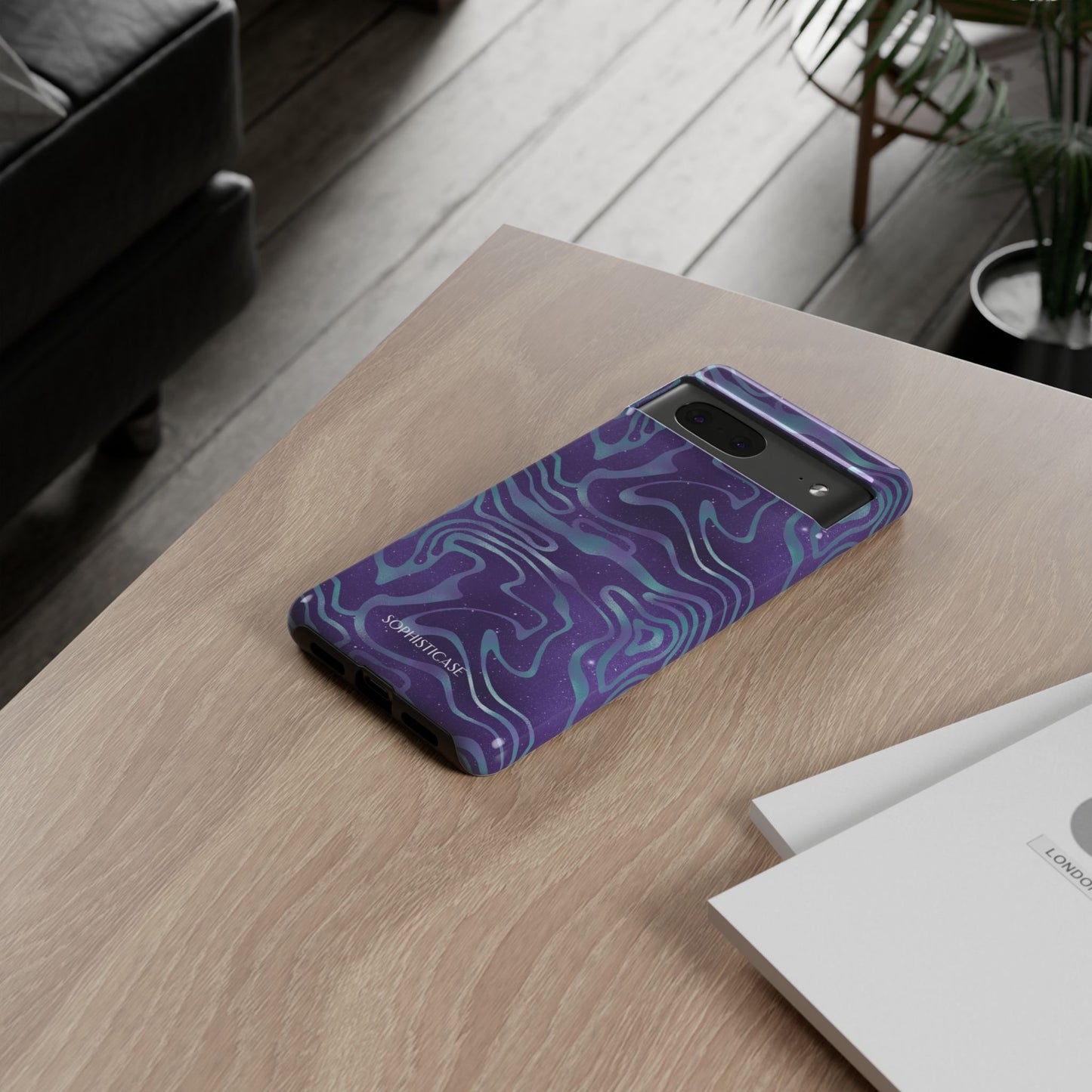 Cosmic Gold in Blue & Purple - iPhone Case, Samsung Galaxy Case, Google Pixel Case