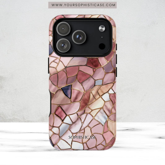 Rose' Runway in Pink Mosaic - Magsafe Case