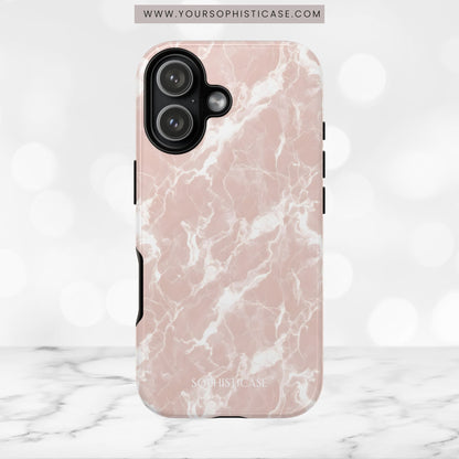 Marble Crush in Neutral Beige - iPhone Case