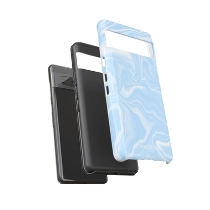 Liquid Dreams in Blue - Protective Phone Case for Google Pixel