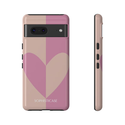 Be Mine in Pink and Brown - iPhone Case, Samsung Galaxy Case, Google Pixel Case