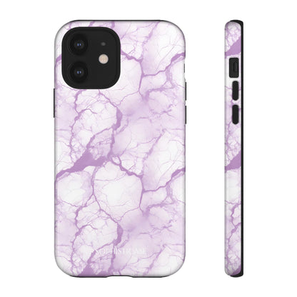 Marble Opulence in Purple - iPhone Case