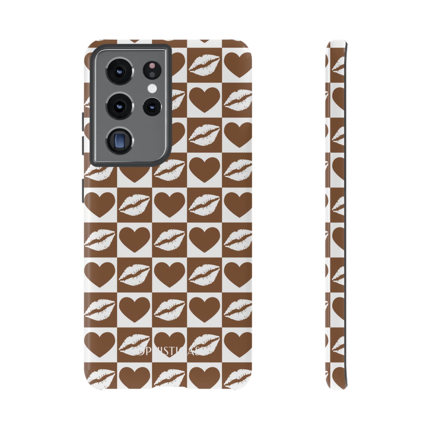 Belle Amie in Deep Brown - Galentines Release - Shockproof Phone Case for iPhone, Samsung Galaxy and Google Pixel