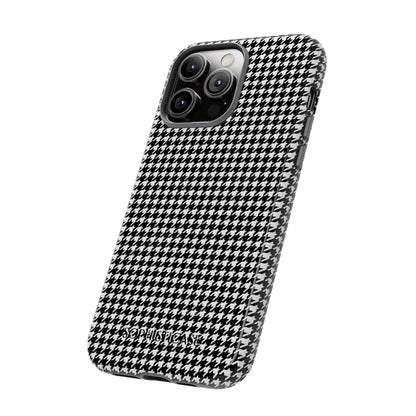 Houndstooth in Black - iPhone Case, Samsung Galaxy Case, Google Pixel Case