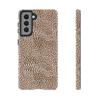 Oh Deer! in Brown- Tough Phone Case