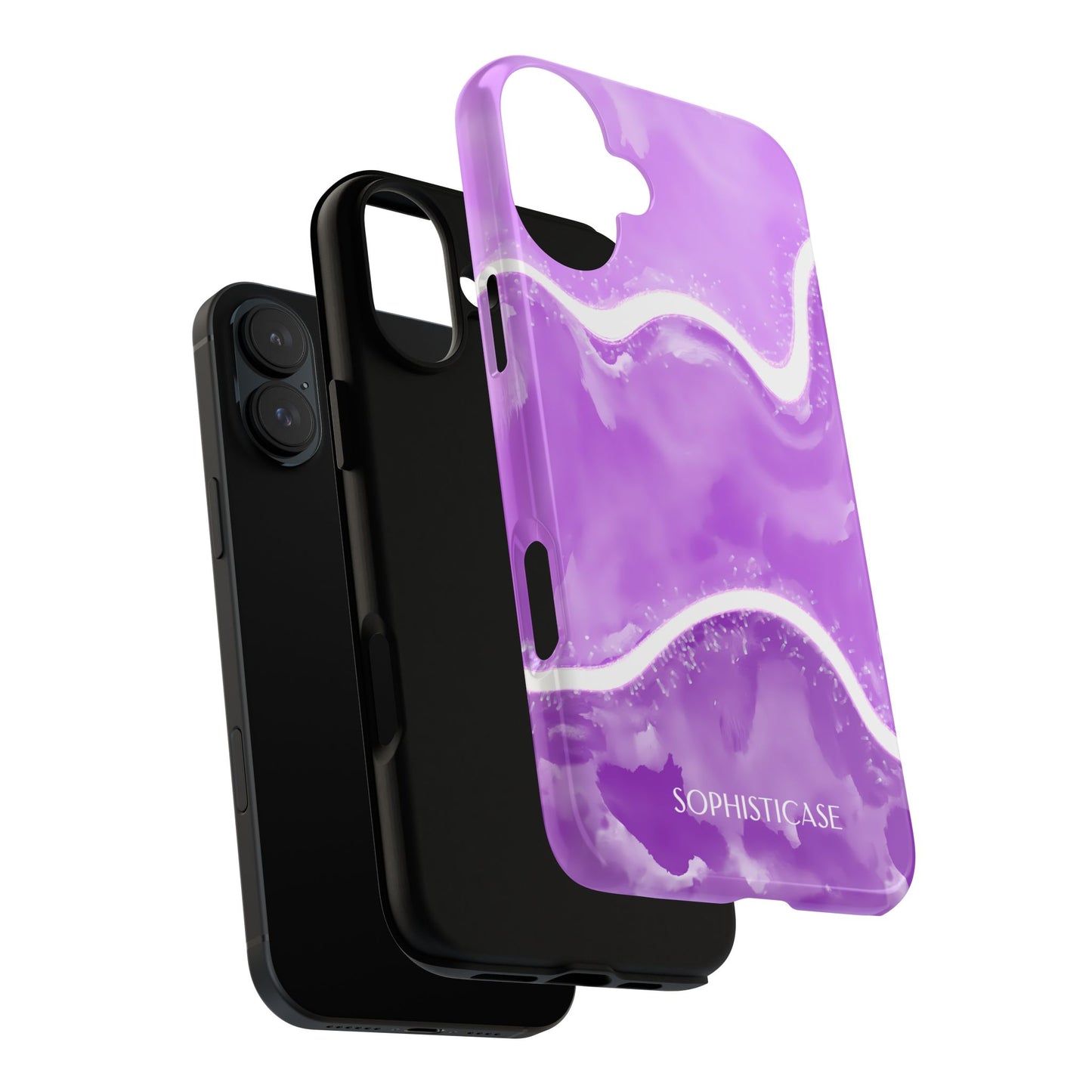 Serenity in Deep Purple - Drop Proof Phone Case for iPhone