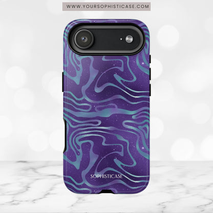 Cosmic Gold in Blue & Purple - iPhone Case, Samsung Galaxy Case, Google Pixel Case
