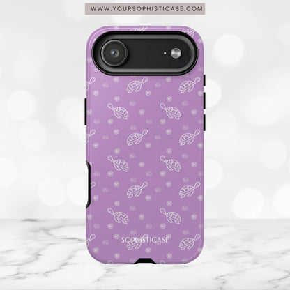 Turtle Island in Purple - iPhone Case