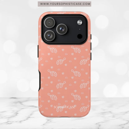 Turtle Island in Orange - iPhone Case