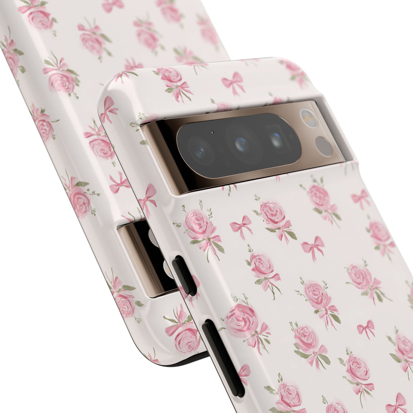 The Sweetest Thing in Coquette Roses and Bows - iPhone Case, Samsung Galaxy Case, Google Pixel Case