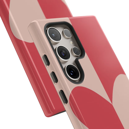 Be Mine in Red and Brown - iPhone Case, Samsung Galaxy Case, Google Pixel Case