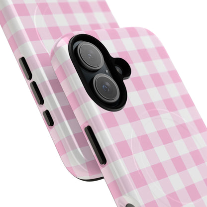 Gingham in Pink - Magsafe Case