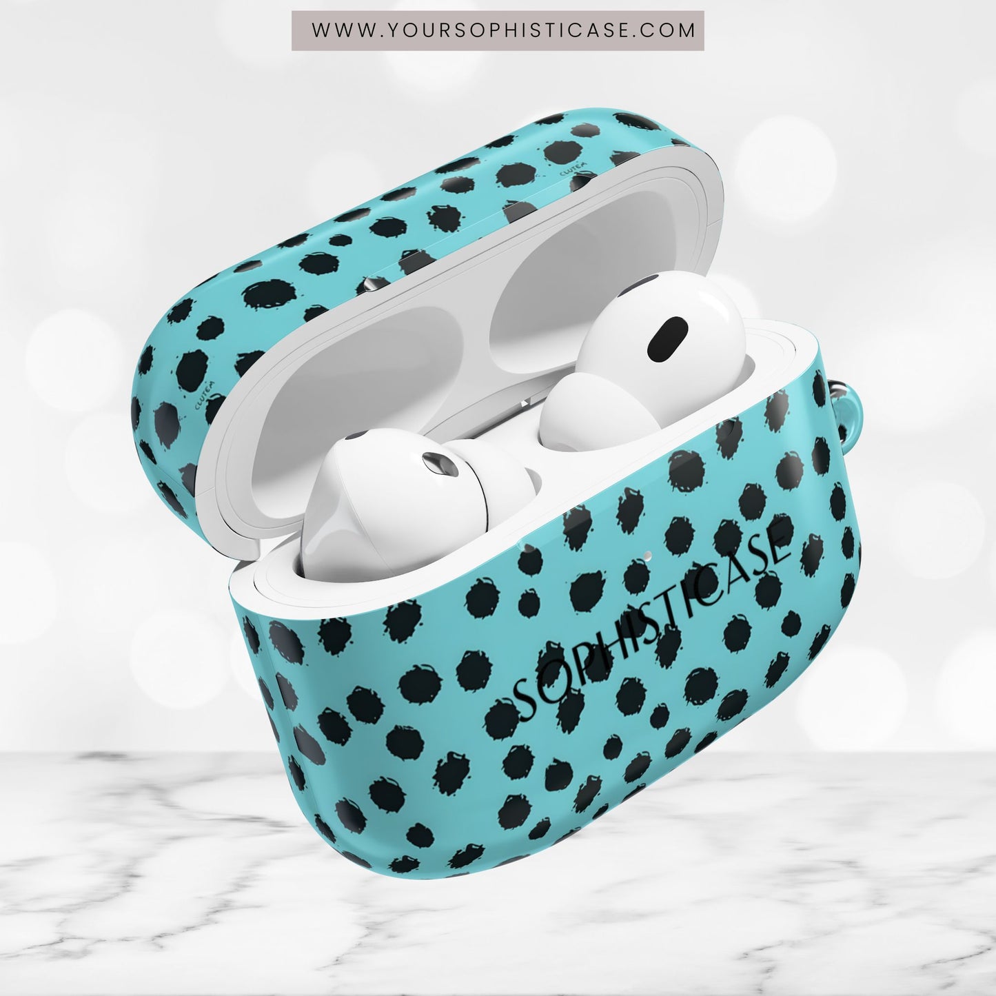 AirPod Cases - Cheetahs and Liars in Aqua