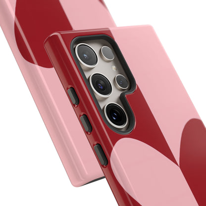 Be Mine in Red and Pink - iPhone Case, Samsung Galaxy Case, Google Pixel Case