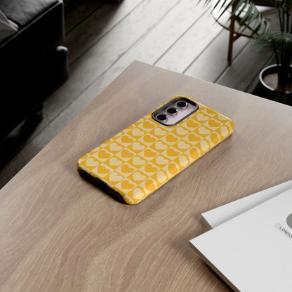 Tough Love in Yellow - Tough Phone Case