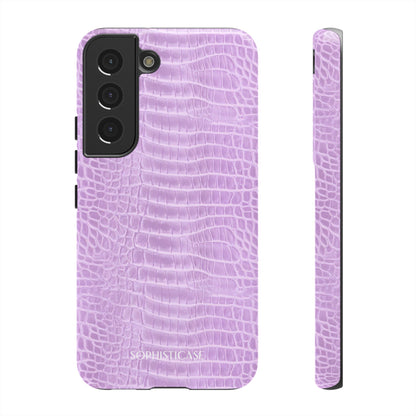 Luxe Leather in Purple - Tough Phone Case
