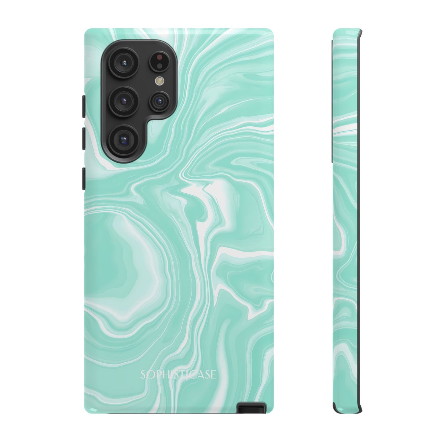Liquid Dreams in Green - Tough Phone Case
