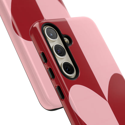 Be Mine in Red and Pink - iPhone Case, Samsung Galaxy Case, Google Pixel Case