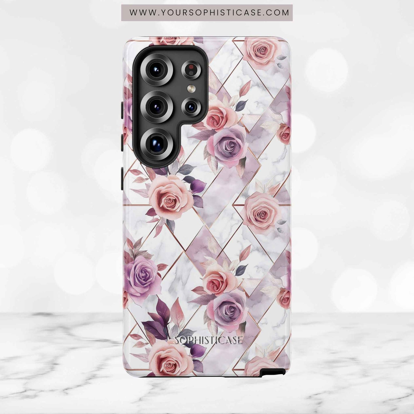 Royal Floral in Blush Manor - Tough Phone Case