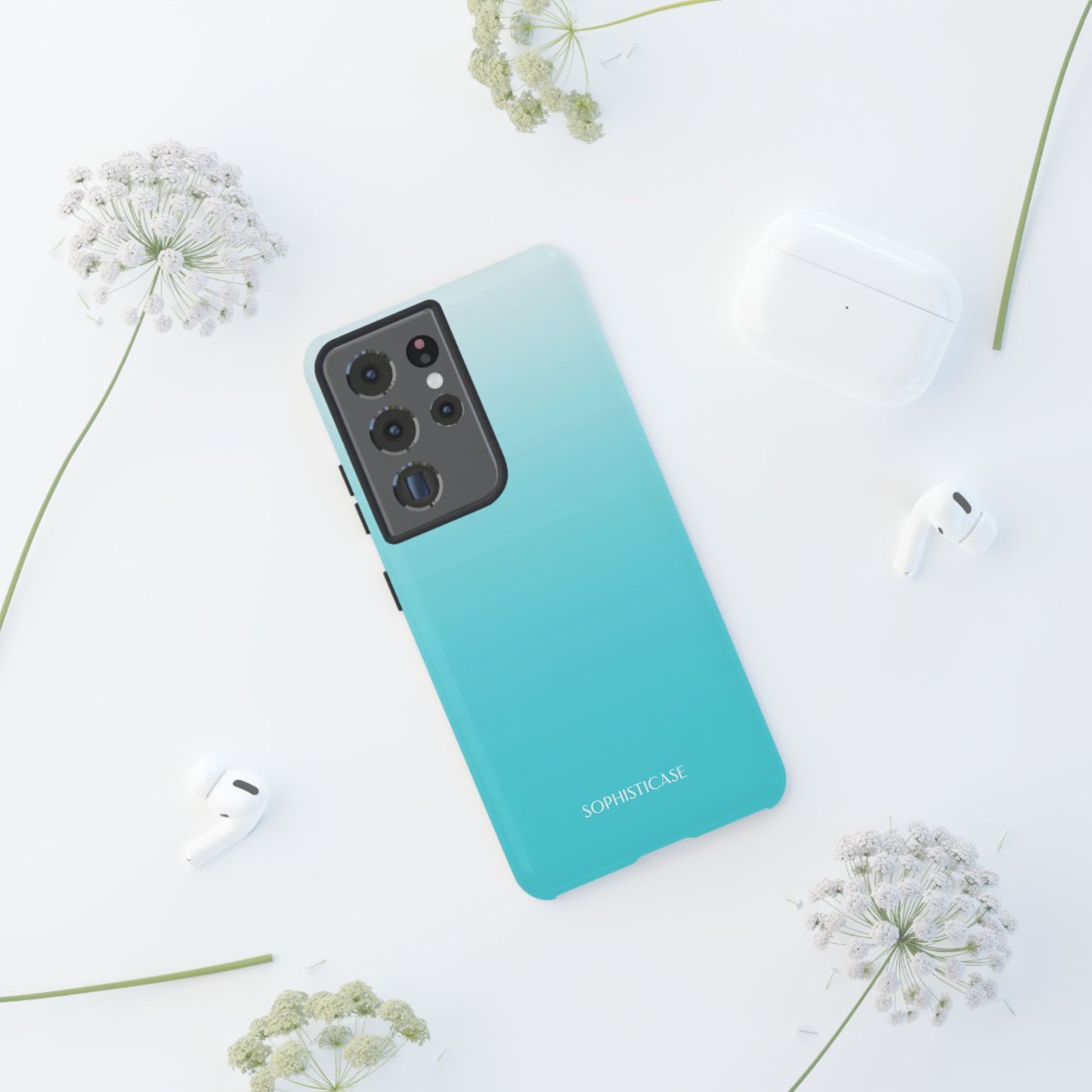 Heavenly in Aqua - Tough Phone Case