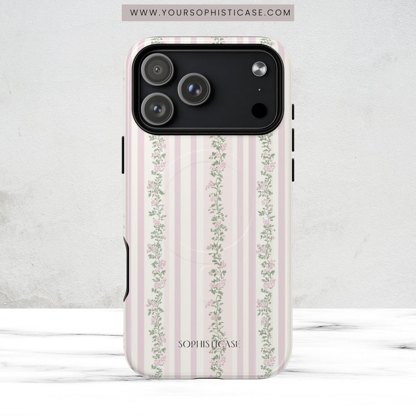 The Sweetest Thing in Coquette Rose Vine - iPhone Magsafe Case