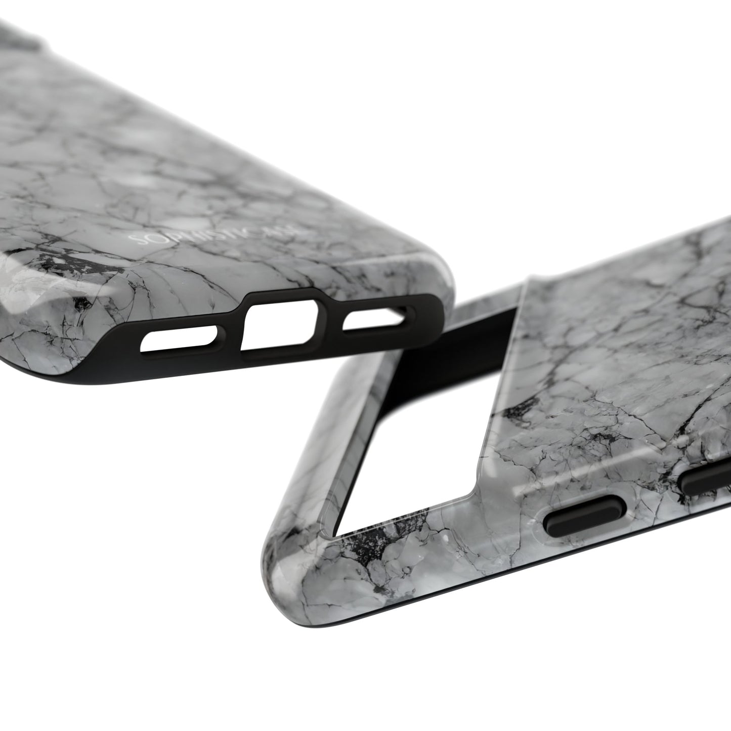 Marble Opulence in Grey - iPhone Case, Samsung Galaxy Case, Google Pixel Case