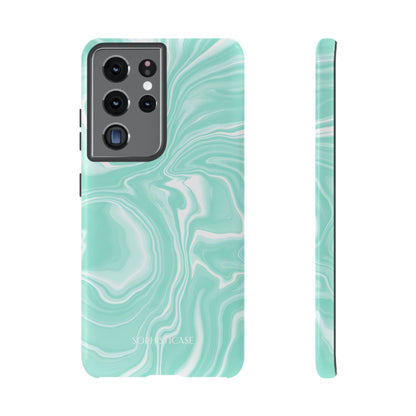 Liquid Dreams in Green - Tough Phone Case