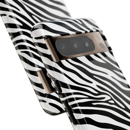 Dark Thoughts in Urban Zebra - Tough Phone Case