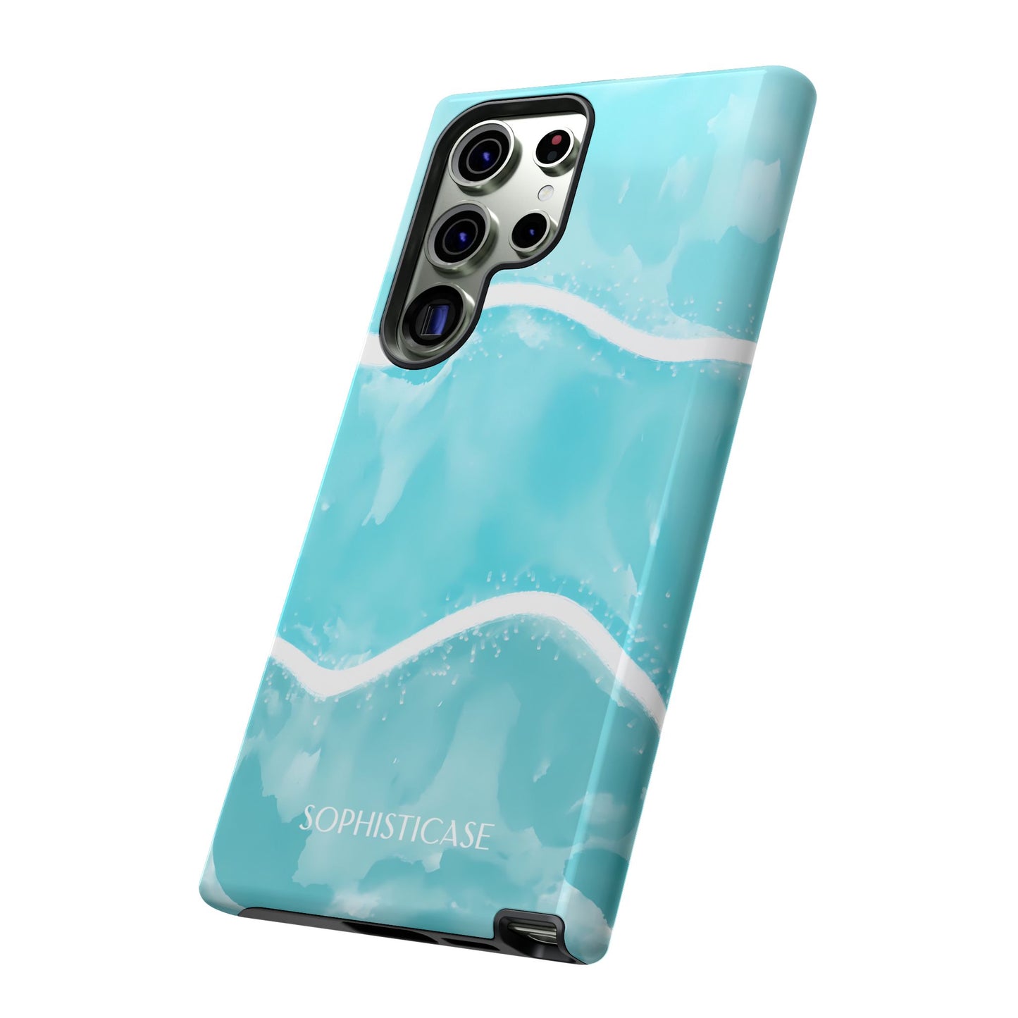 Serenity in Aqua - Drop Proof Phone Case for Samsung Galaxy