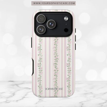 The Sweetest Thing in Coquette Rose Vine - iPhone Case