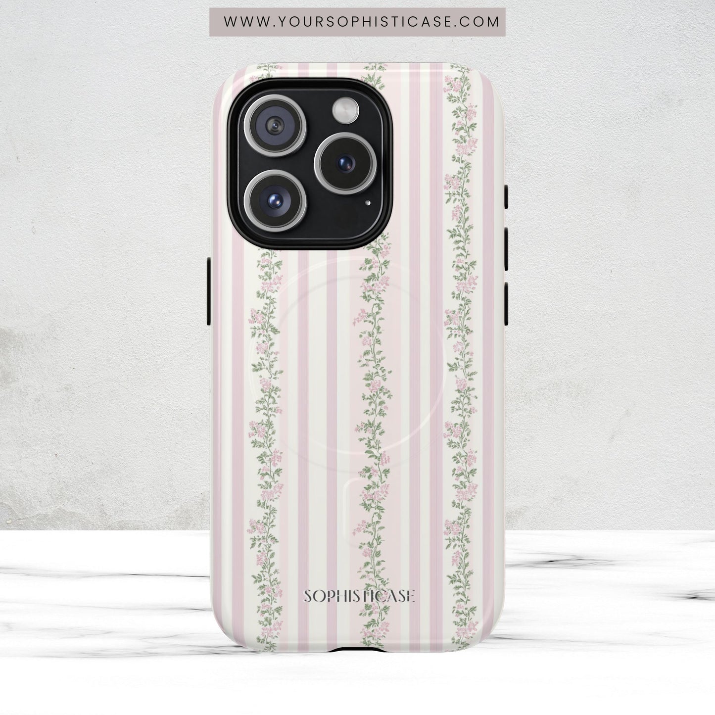 The Sweetest Thing in Coquette Rose Vine - iPhone Magsafe Case