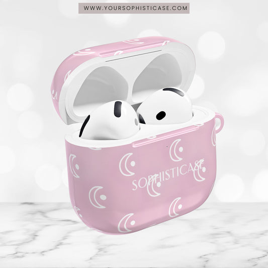 AirPod Cases - Moon Phase in Pink