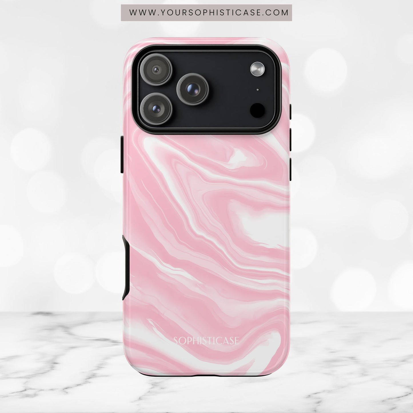 Liquid Dreams in Pink - iPhone Case