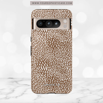 Oh Deer! in Brown- Tough Phone Case