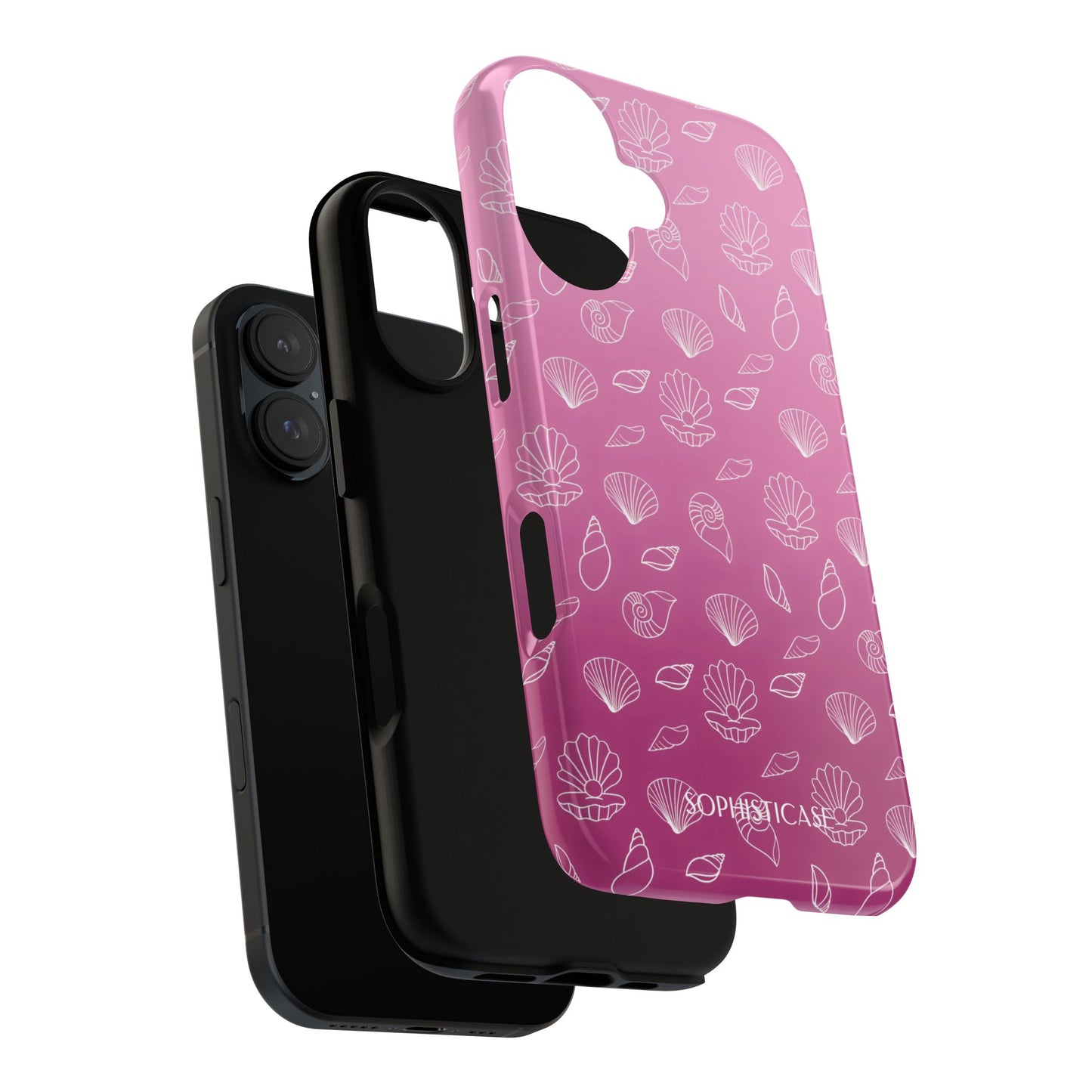 Seashell Society in Purple - iPhone Case
