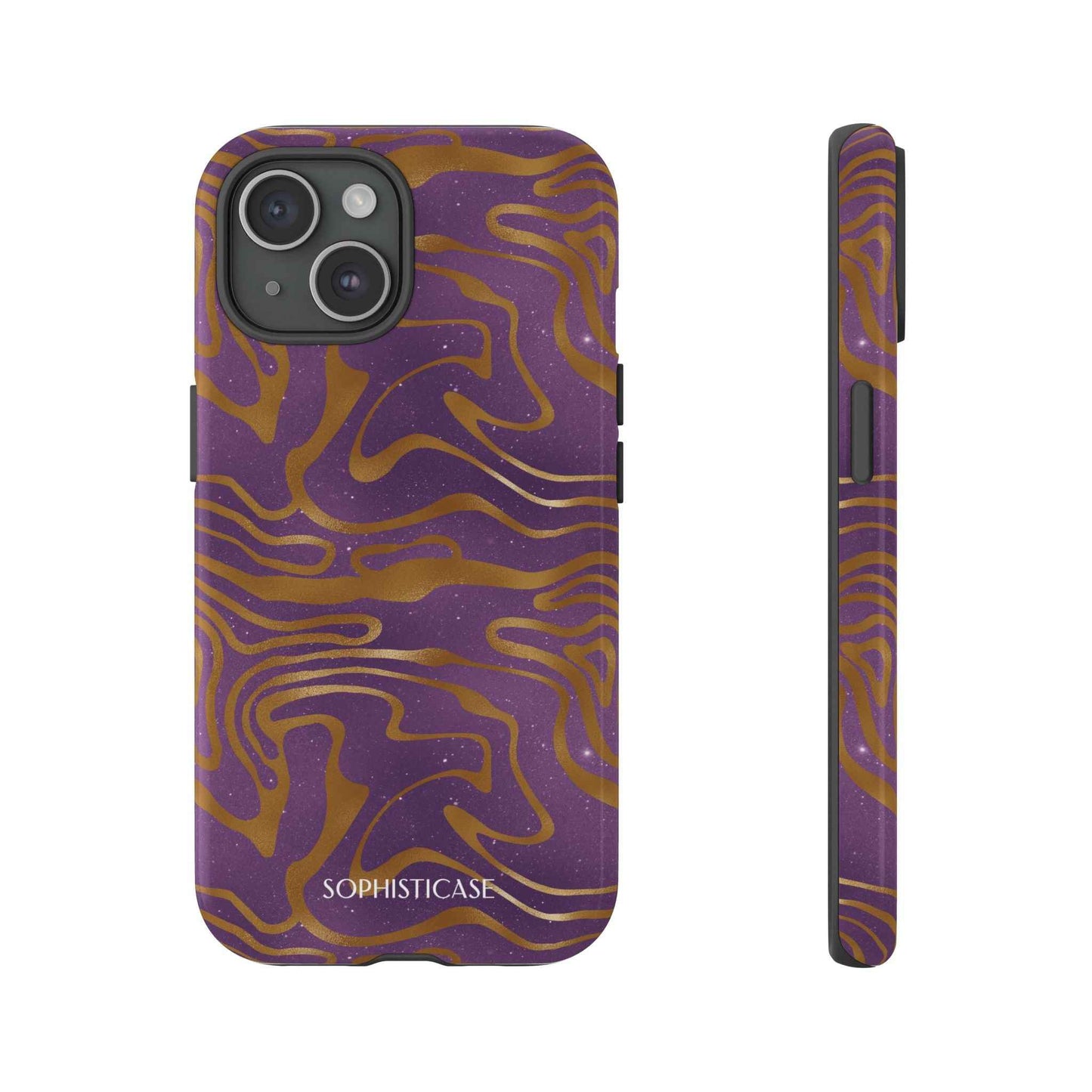 Cosmic Zebra in Purple - iPhone Case, Samsung Galaxy Case, Google Pixel Case