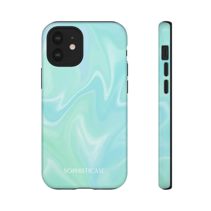 Liquid Magic in Green Haze - iPhone Case
