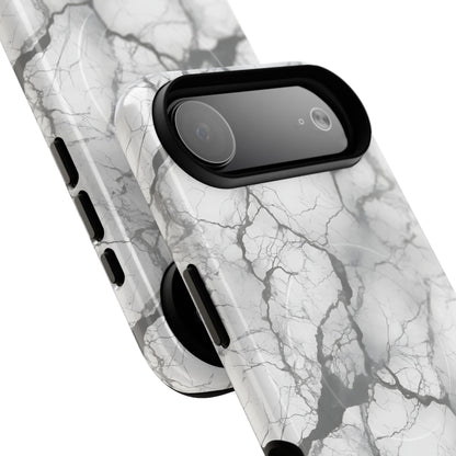 Marble Opulence in Charcoal Grey - Magsafe Case