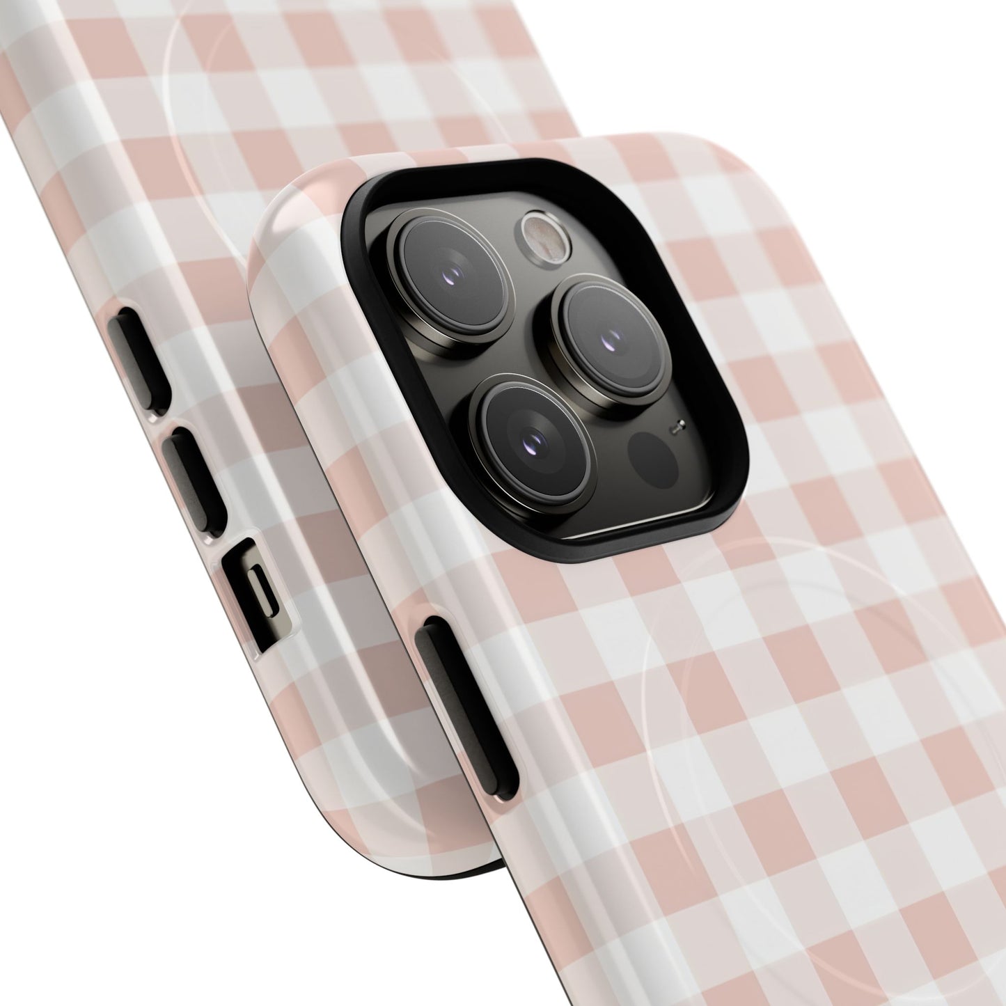 Gingham in Neutral Beige - Magsafe Case