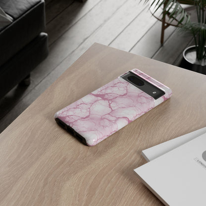 Marble Opulence in Pink - Tough Phone Case